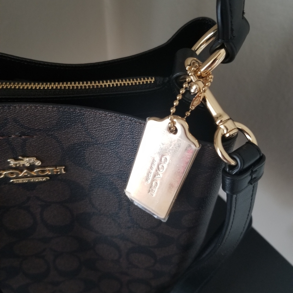 Coach Black and Brown Satchel - Picture 10 of 14